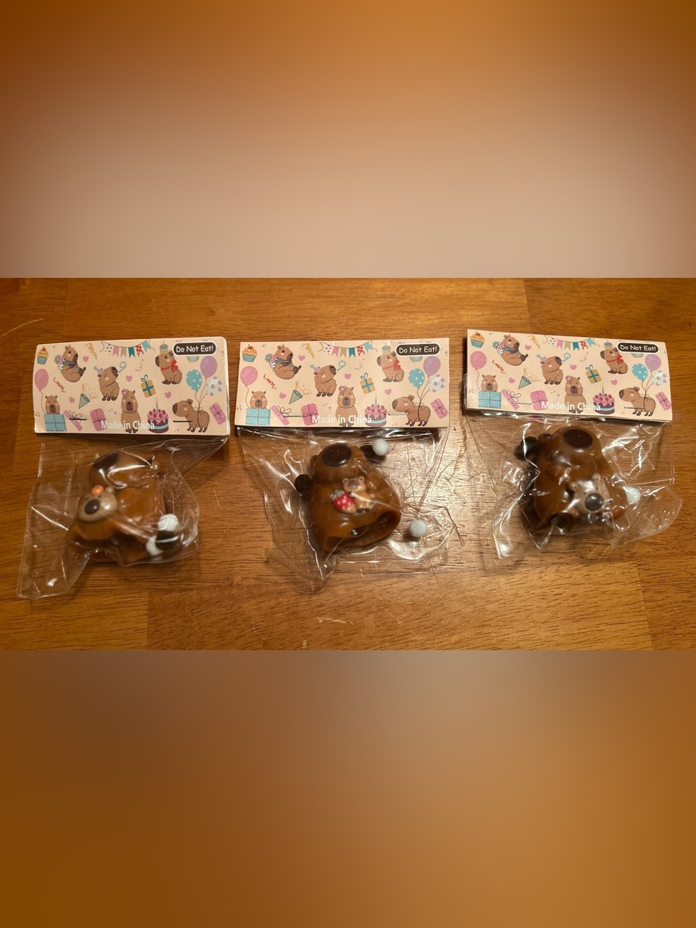 BUNDLE of 3 SQUISHY CAPYBARA